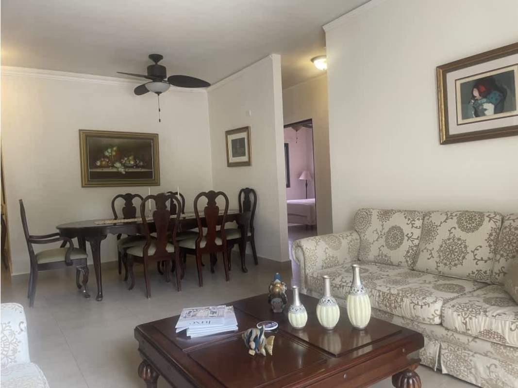 Traditional apartment living and dining with balcony access in PH Embassy Village