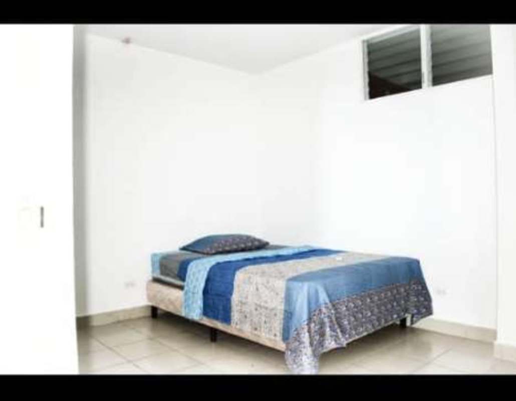 Compact kitchen with washer dryer refrigerator microwave PH Hortensias Via España Panama City