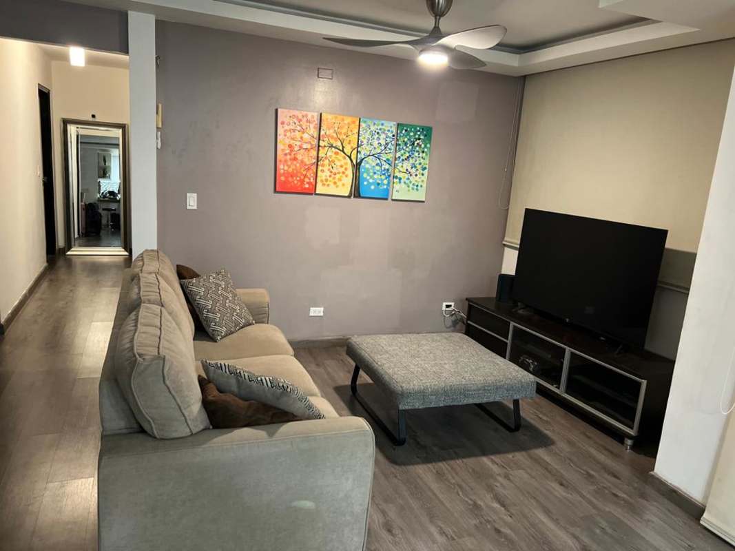 Bright open living and dining space with balcony access at PH Onyx Tower El Cangrejo Panama City