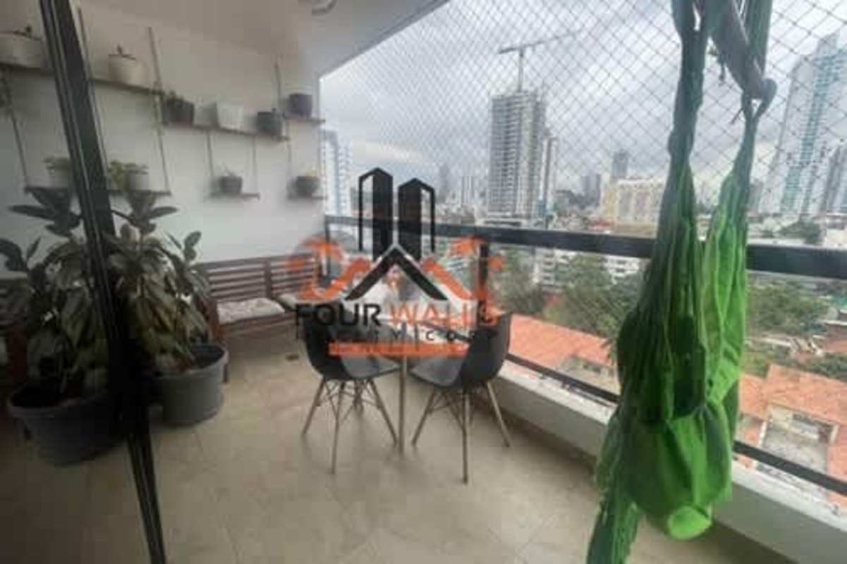 Private balcony with stunning ocean views PH Balboa Bay Avenida Balboa Panama City