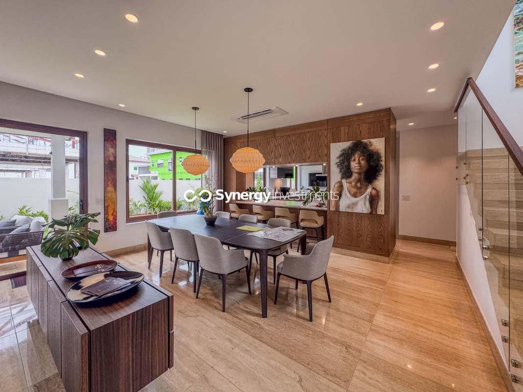 Private garden with terrace luxury house Santa Maria Golf & Country Club Panama