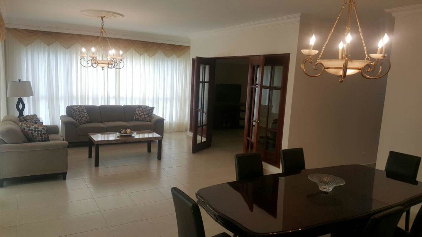 Spacious kitchen with granite countertops and appliances in Victoria Tower Obarrio Panama for sale