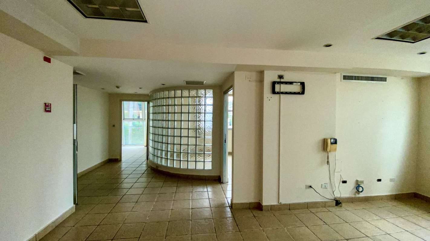 Interior space of commercial building with elevator shaft ready for installation Calle 72 San Francisco Panama