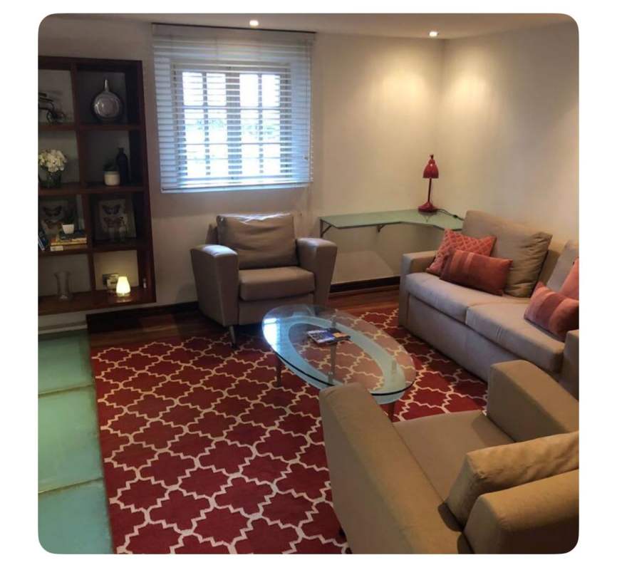 Private terrace with view to Panama city waterfront PH Santo Domingo