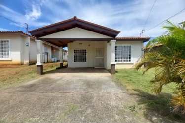Empty bedroom with tiled floor and large window in rental house La Chorrera Panama