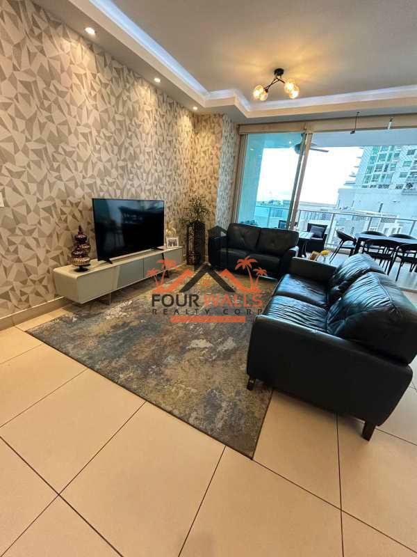 Kitchen with granite countertops and quality cabinetry in luxury PH Dupont Tower Punta Pacifica Panama City