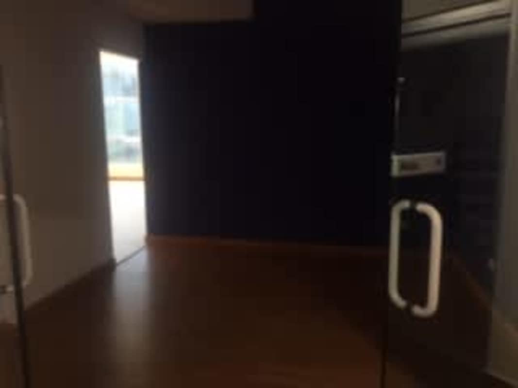 Office view overlooking Panama City skyline from Torre Banesco commercial tower