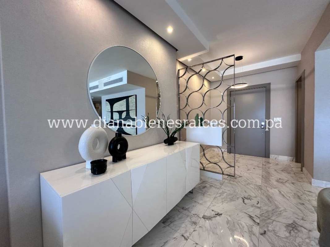 Master bedroom with ensuite bath, large windows overlooking golf in Santa Maria Country Club