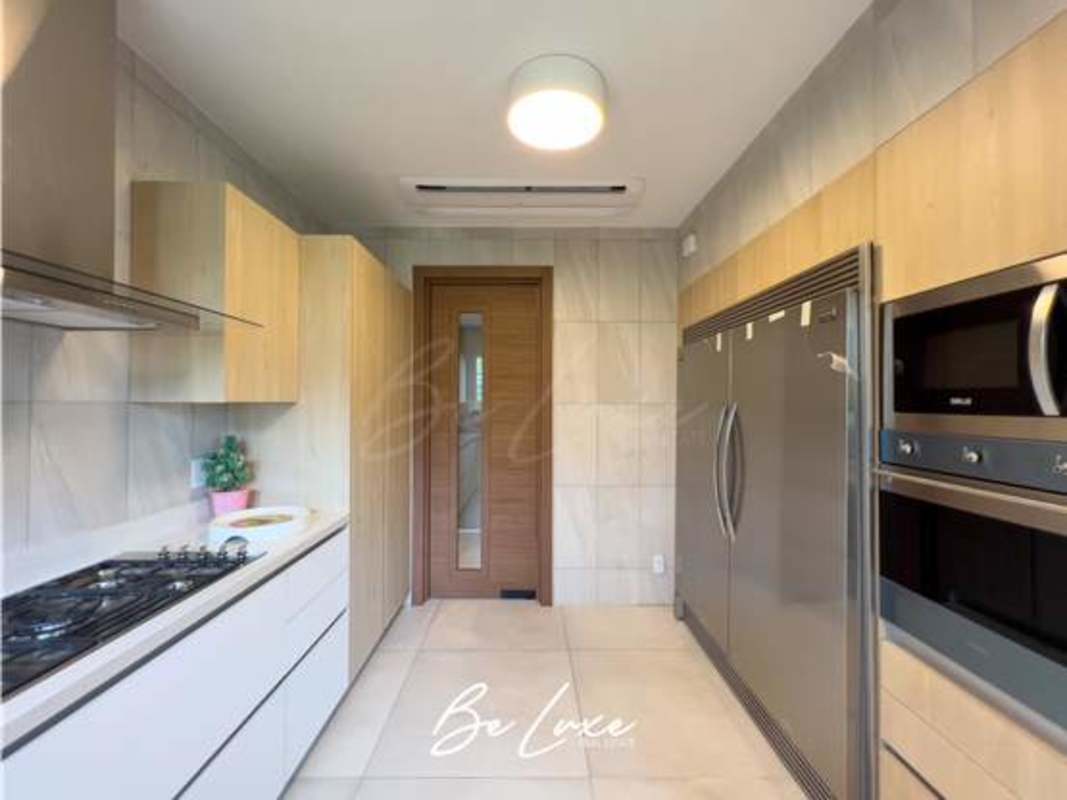 Spacious modern living room double height ceiling Costa del Este Panama