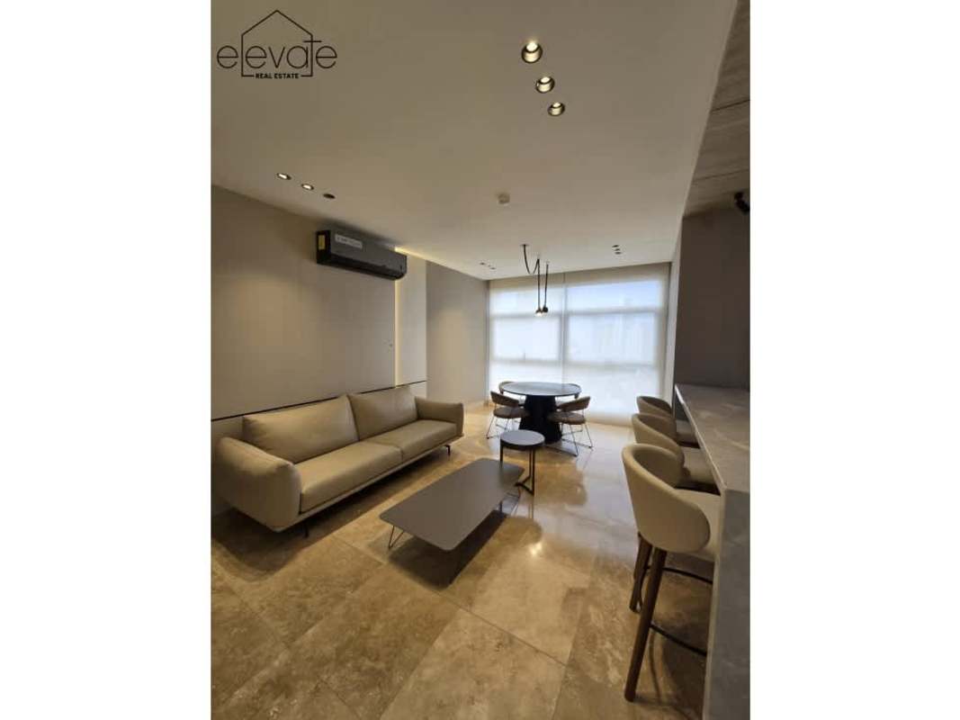 Master bedroom with ocean views, marble floors, large windows PH Q Tower Punta Pacifica Panama