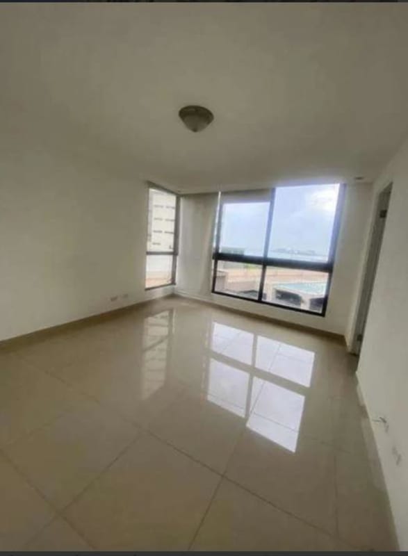 Living room with large windows balcony access city view PH San Francisco Bay Panama
