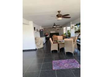 Master suite with jacuzzi, balcony ocean view in luxury beach villa Nueva Gorgona Panama for sale