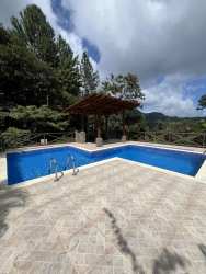Private swimming pool with pergola, panoramic mountains views in Altos del María Panama