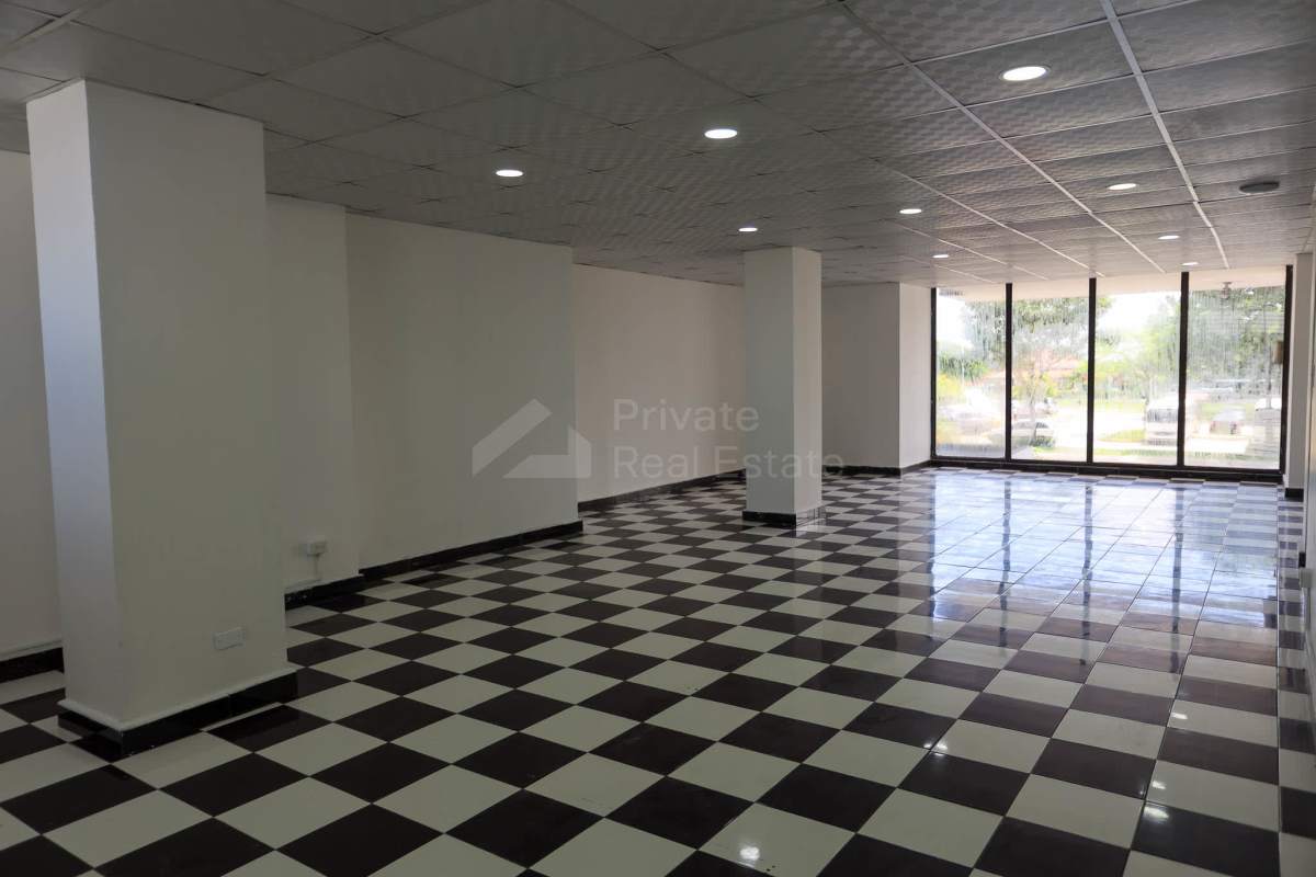 Exterior view of PH Bella Vista Tower with commercial premises on Avenida Balboa Panama City