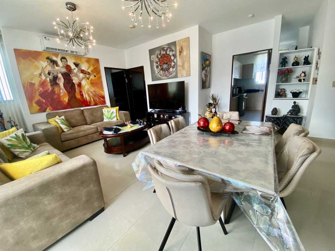 Children's playground with swings and slides on terrace in PH Galeria Uno Obarrio Panama