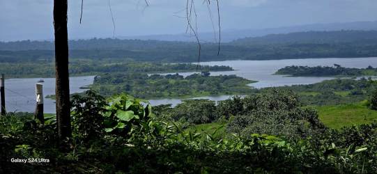 Forested hills with natural lake frontage Panama West