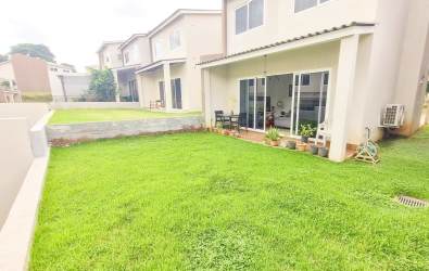 Community soccer field and playground with fenced area New West II Costa Verde Panama