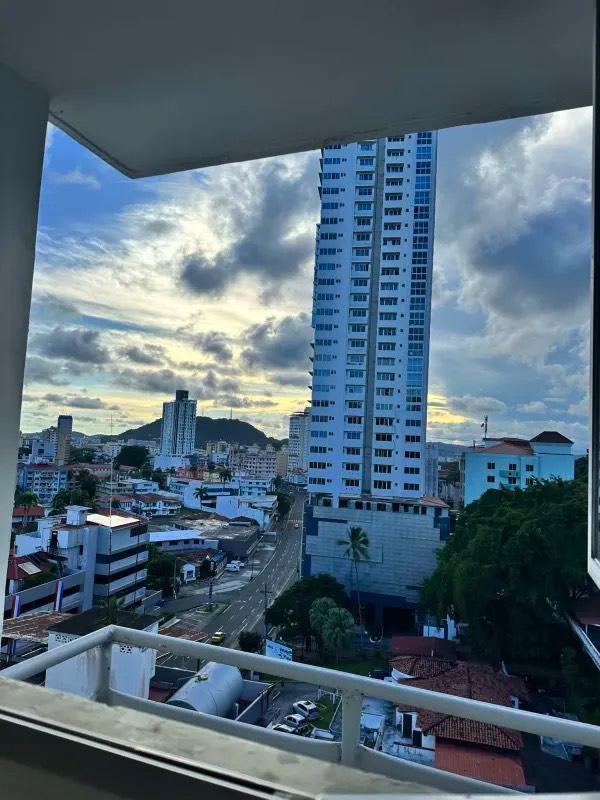 Skyline city view from the apartment balcony PH Bella Vista Gardens Panama City