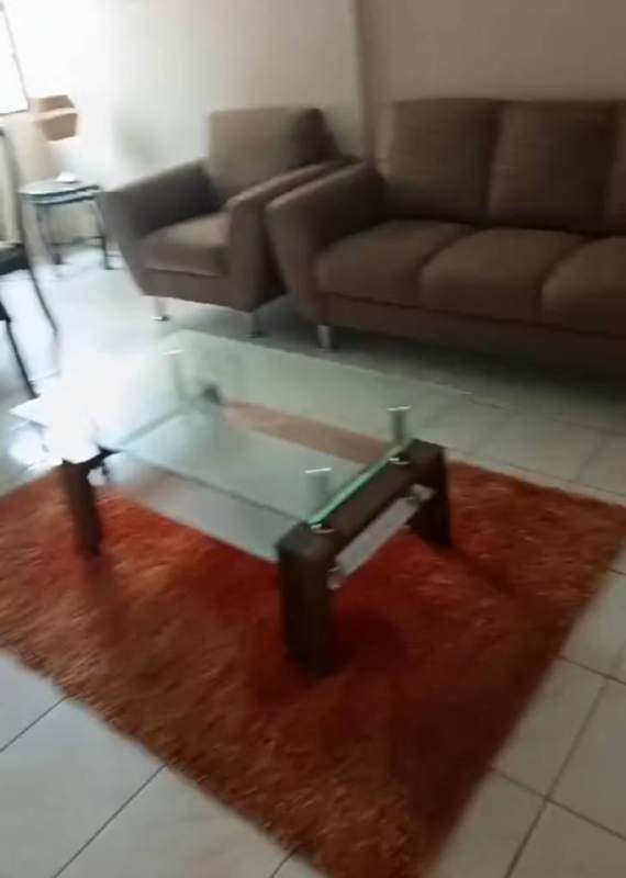 Apartment living room with TV mounted wall, air conditioning, PH EL Cangrejo Tower Panama