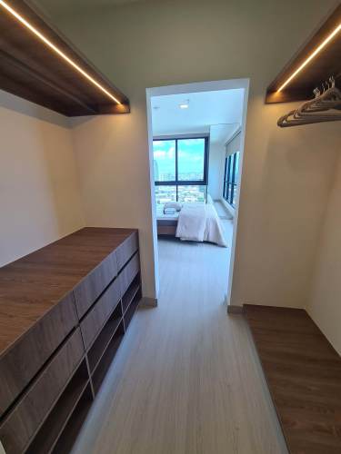 Ceramic tiled bathroom with shower enclosure at PH Las Acacias Juan Díaz Panama City