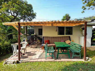 Spacious outdoor terrace with mountain views Boquete Panama house for sale