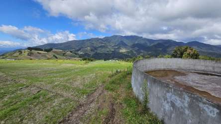 Lush cultivated farmland with panoramic mountain views in Tierras Altas Chiriquí Panama