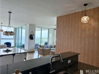 Upgraded kitchen with granite countertops breakfast bar and ocean views in PH Rio Mar Panama