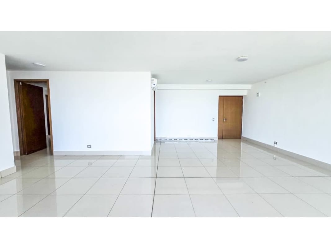 Kitchen with quartz counters and stainless appliances in luxury apartment Costa del Este PH Bali Panama