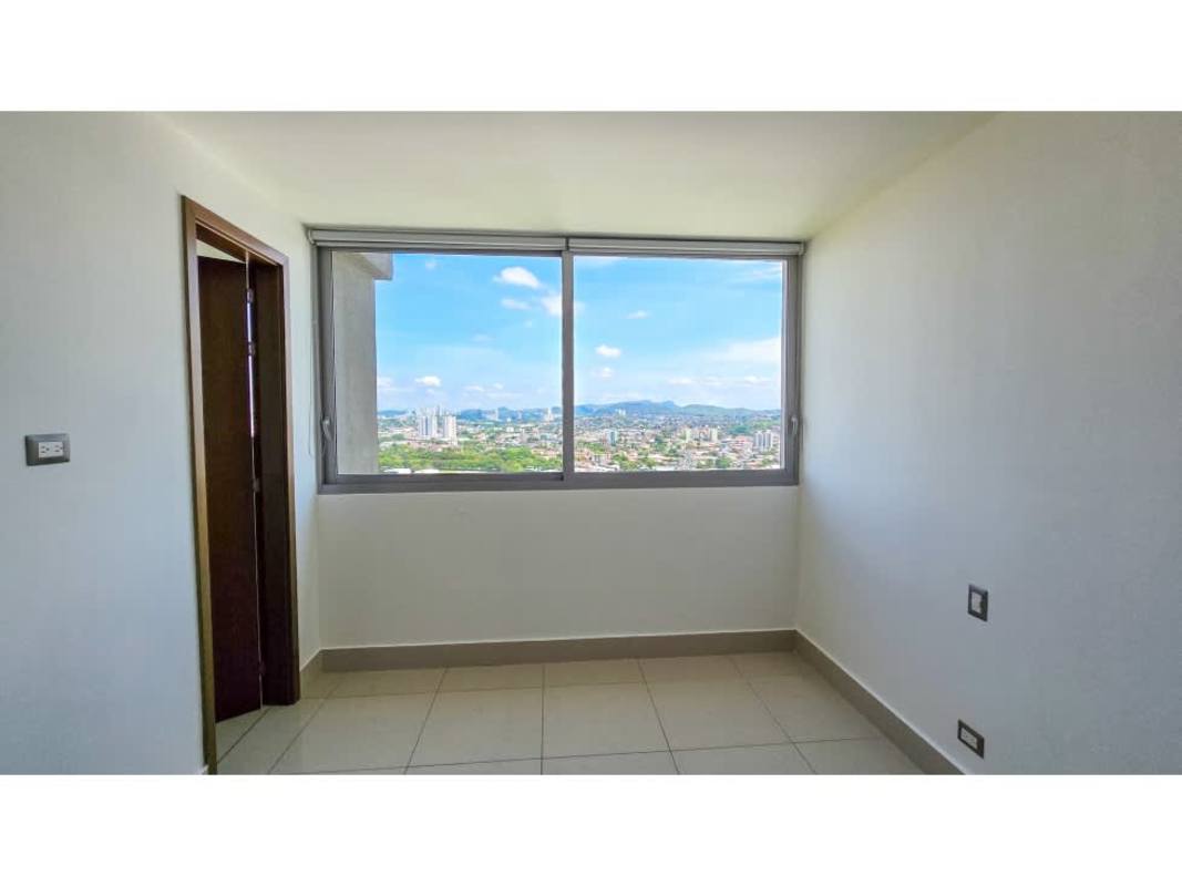 Luxury bathroom with glass shower and double vanity at PH Bali, Panama Costa del Este