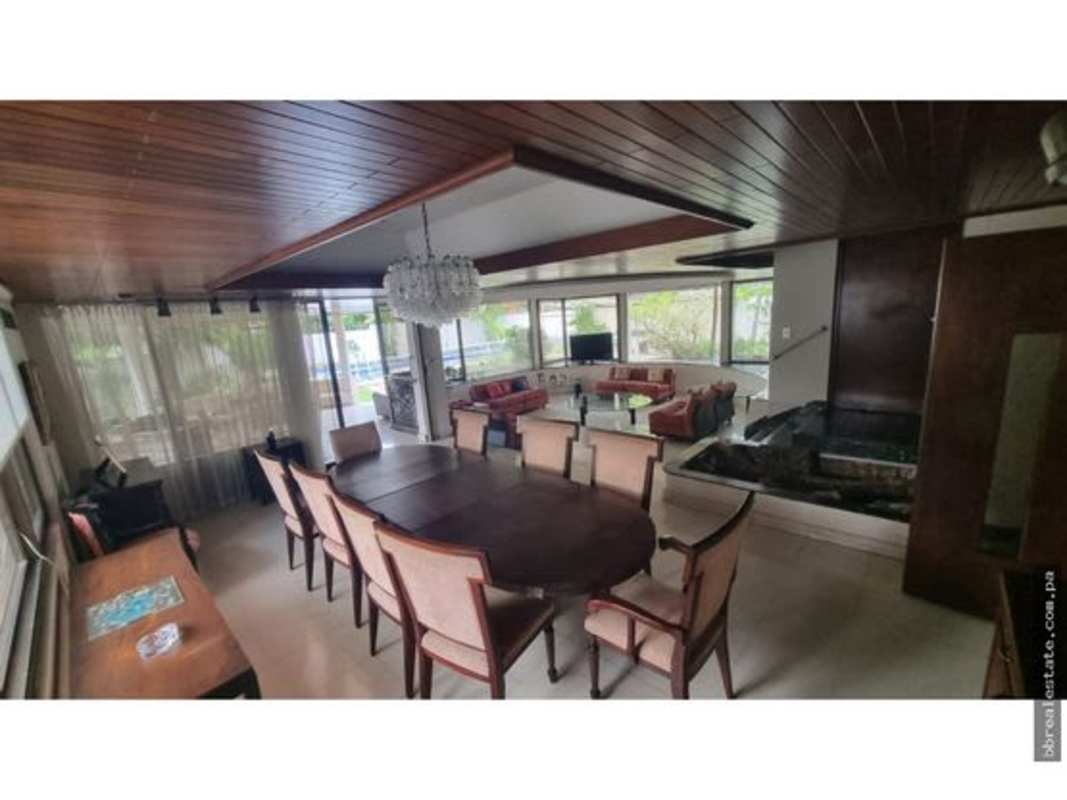 Modern spacious kitchen with granite countertops and island in rental house Obarrio Panama