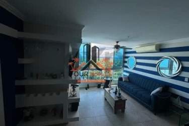 Fully equipped kitchen with granite countertop at beachfront condo PH Coronado Bay Panama