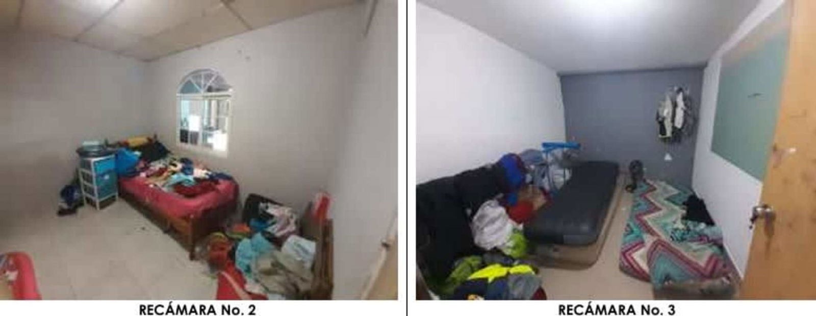 Simple bedrooms with tile flooring and closets in affordable house Villa Veronica El Crisol Panama