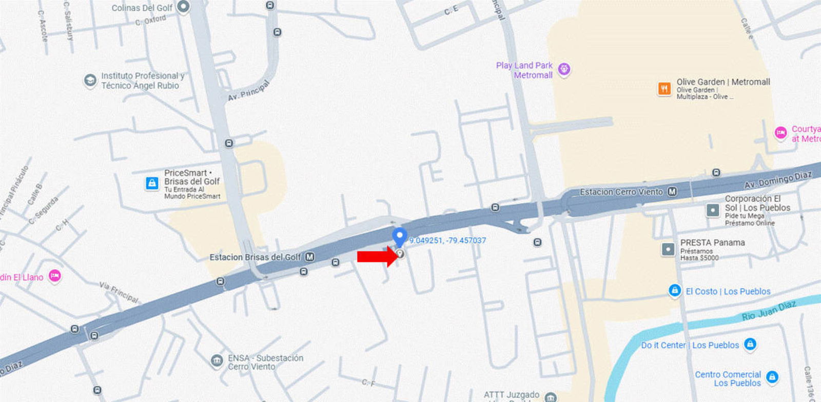 Prime 6,024m² Commercial Lot Brisas del Golf Av. Domingo Díaz