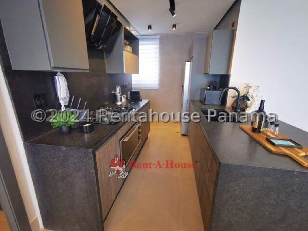 Spacious open plan living dining room with large windows in Victory Sport Panama