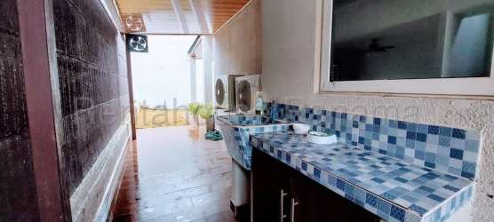 Open plan living dining area inside Costa Verde New West II house for sale Panama Oeste