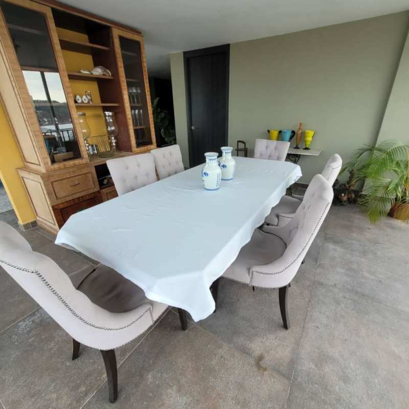 Contemporary kitchen with granite countertops and island at PH Edificio Ailin El Carmen Panama