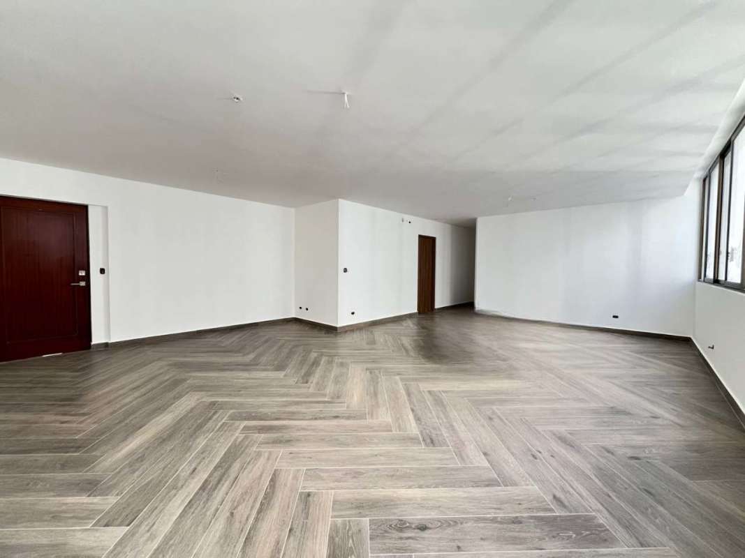 Kitchen with granite countertops, wooden cabinets, PH Brisa Marina Costa del Este Panama City