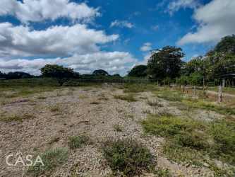 Eco domes with adjacent containers on flat rural Panama site