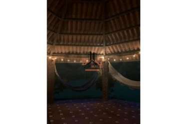 Private pool surrounded by tropical garden and mountain backdrop El Valle de Anton Panama