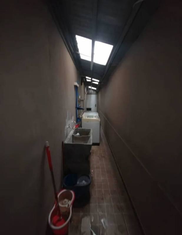 Laundry room with utility sink, washing machine hookup, skylight Cerro Viento Panama