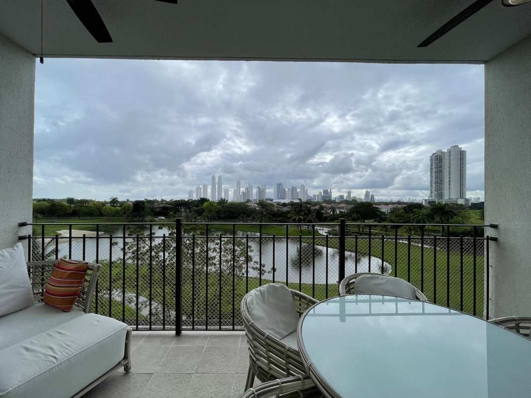 Spacious master bedroom with views, luxury finishes in Santa Maria Golf Country Club Panama