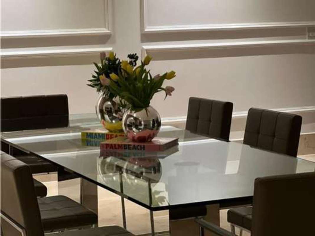 Modern Scavolini kitchen with Wolf appliances and quartz countertops in The Reserve Santa Maria Panama