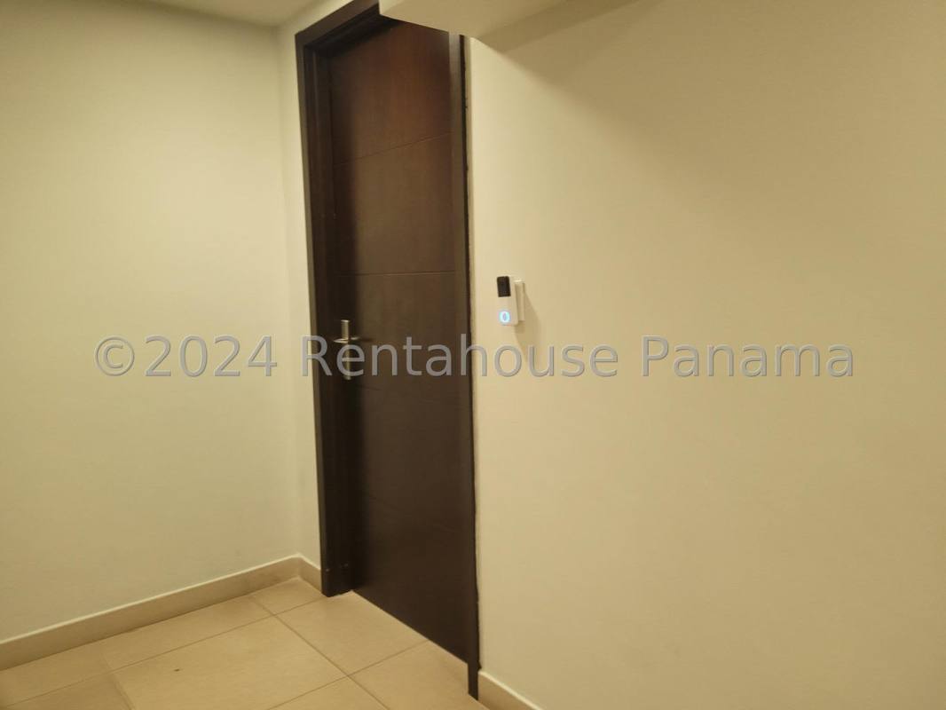 Spacious master bedroom with panoramic sea views at PH Club Costa del Este Panama