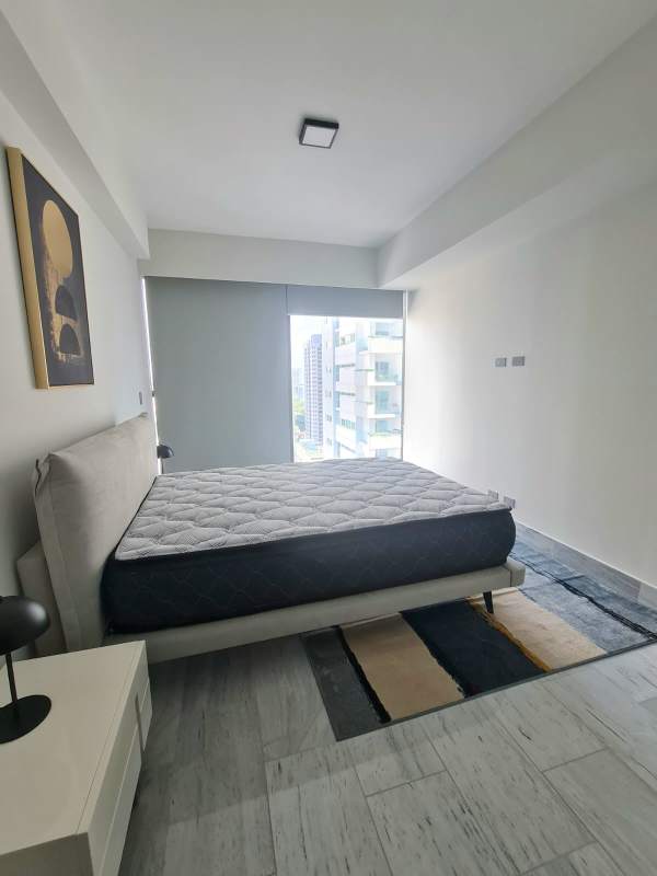 Luxury rooftop infinity pool with panoramic skyline and ocean views at Nuovo by Armani Casa