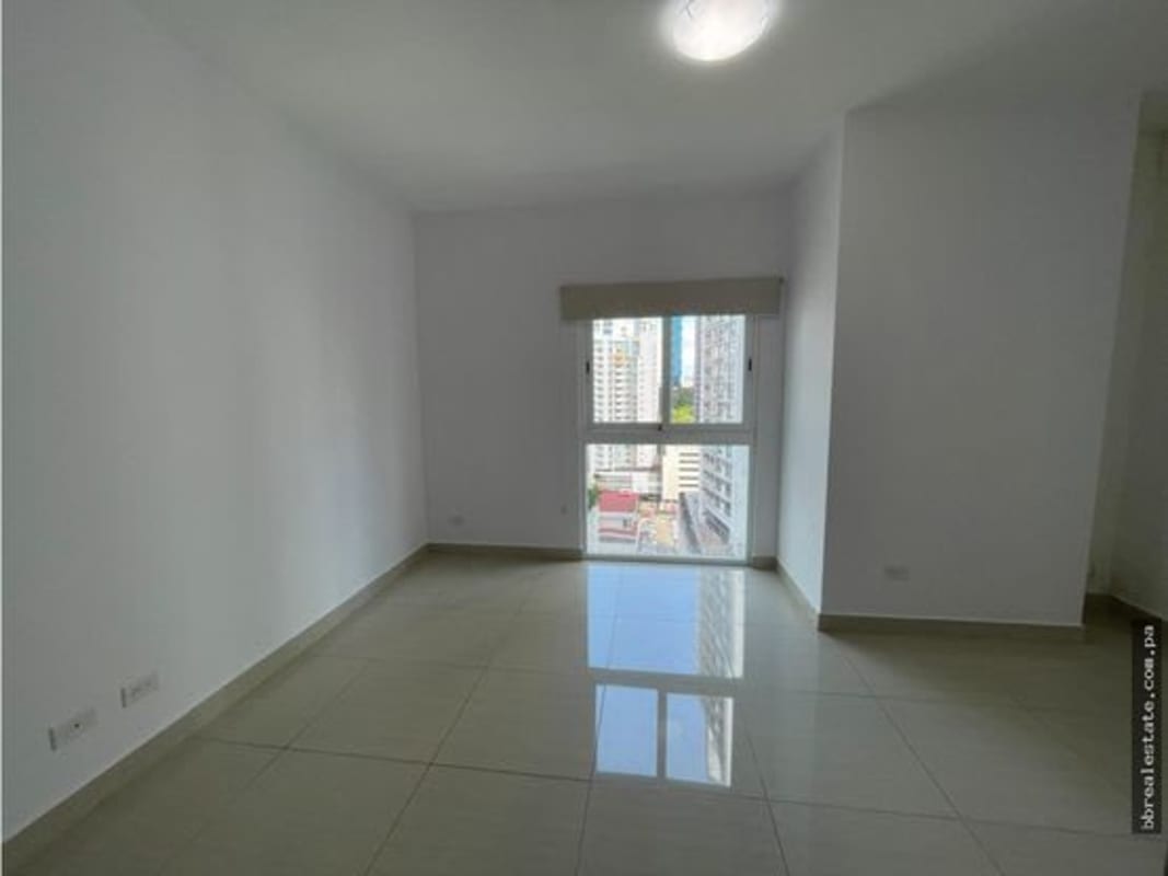 Modern lobby with marble floors and seating area at PH 43GV Bella Vista Panama City