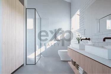 Spacious terrace overlooking ocean in Walnut Villa La Zahina Villas Panama