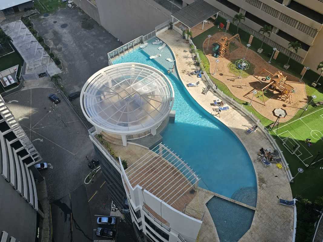 Modern gourmet kitchen with granite counters and stainless appliances PH Pacific Village Panama