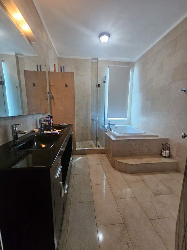 Large master bedroom ocean views PH Pacific Village Panama City luxury apartment