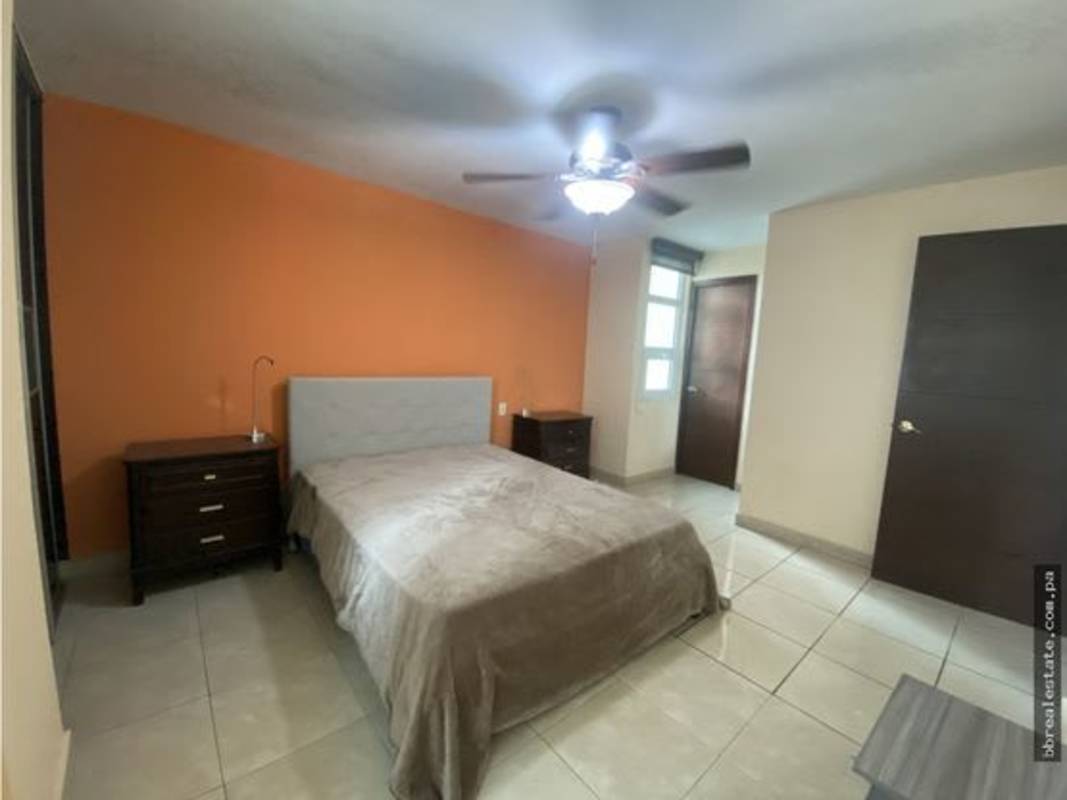 Contemporary bathroom with glass shower, granite sink PH Sunrise Tower Obarrio Panama