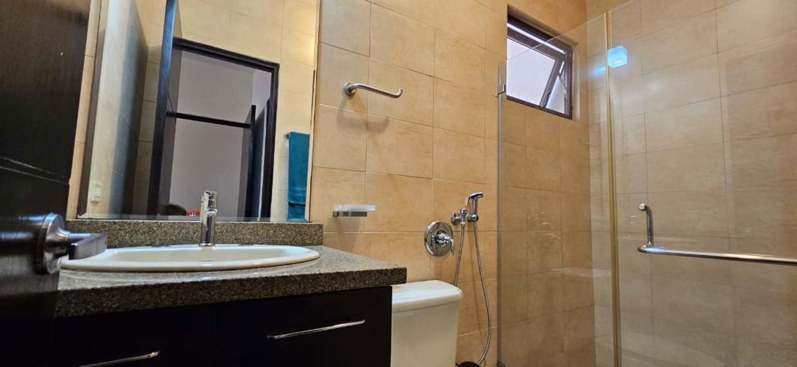 Bright bedroom with AC ready, ceiling fan and natural light Embassy Village Albrook Panama